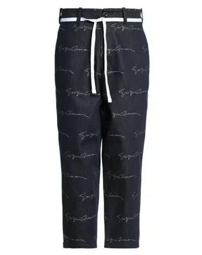 Giorgio Armani Man Pants Blue Size 38 Cotton
