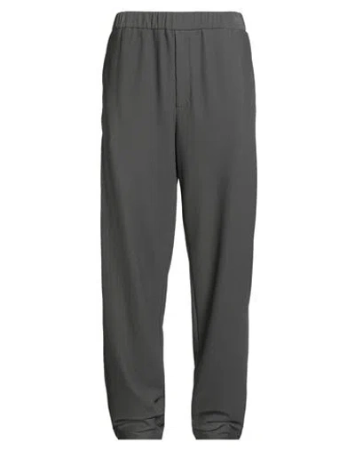 Giorgio Armani Man Pants Grey Size 38 Polyamide, Elastane In Blue