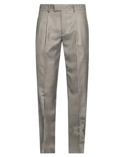 Giorgio Armani Man Pants Grey Size 32 Virgin Wool, Silk