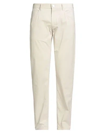 Giorgio Armani Man Pants Ivory Size 34w-32l Cotton, Cashmere, Elastane In White