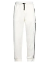 Giorgio Armani Man Pants Ivory Size 38 Polyamide, Modal In White