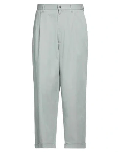 Giorgio Armani Man Pants Light Green Size 36 Cotton, Elastane