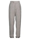 Giorgio Armani Man Pants Light Grey Size 40 Cupro In Grey