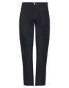 Giorgio Armani Man Pants Midnight Blue Size 40 Cotton, Elastane In Blue