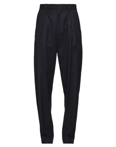Giorgio Armani Man Pants Midnight Blue Size 36 Virgin Wool In Blue