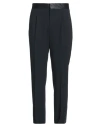 Giorgio Armani Tapered Wool Trousers In Blue