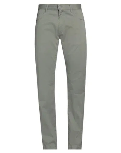 Giorgio Armani Man Pants Sage Green Size 34 Cotton, Elastane