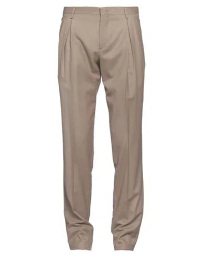 Giorgio Armani Man Pants Sand Size 38 Super 160s Wool In Beige
