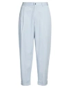 Giorgio Armani Man Pants Sky Blue Size 38 Cotton, Elastane