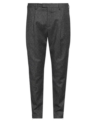Giorgio Armani Man Pants Charcoal Size 38 Virgin Wool, Cashmere, Polyamide, Elastane In Grey