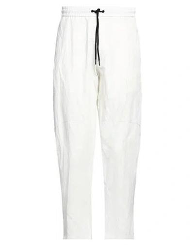 Giorgio Armani Man Pants White Size 38 Viscose, Cotton, Metallic Fiber, Polyamide