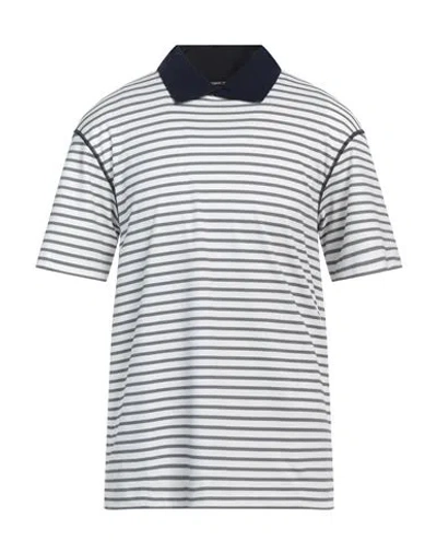 Giorgio Armani Man Polo Shirt Navy Blue Size 46 Cotton