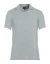 Giorgio Armani Man Polo Shirt Sage Green Size 44 Viscose, Elastane