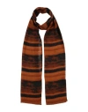 Giorgio Armani Man Scarf Brown Size - Modal, Silk In Brown