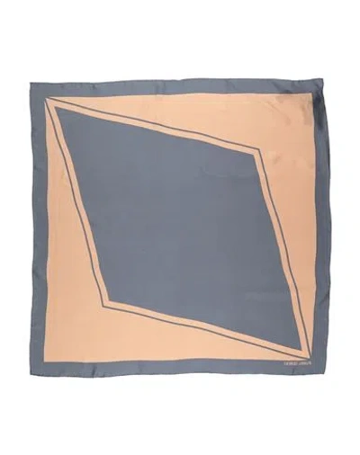 Giorgio Armani Man Scarf Lead Size - Silk In Grey