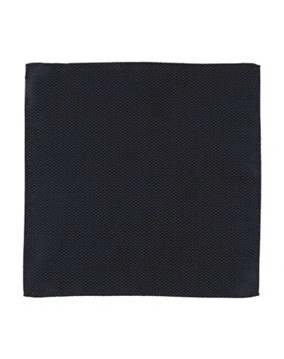 Giorgio Armani Man Scarf Midnight Blue Size - Silk