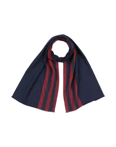 Giorgio Armani Man Scarf Midnight Blue Size - Virgin Wool, Viscose, Polyamide