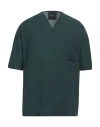 Giorgio Armani Man Shirt Green Size S Lyocell, Silk In Green
