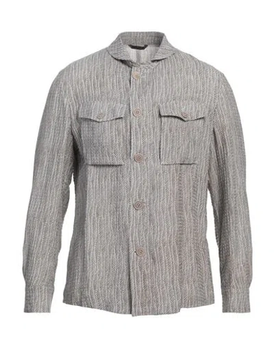 Giorgio Armani Man Shirt Grey Size 46 Cupro