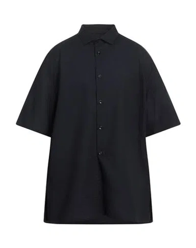 Giorgio Armani Man Shirt Midnight Blue Size 17 Cotton