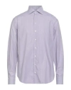 Giorgio Armani Man Shirt Plum Size 17 ½ Cotton In Purple