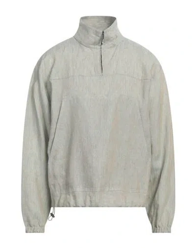 Giorgio Armani Man Shirt Sage Green Size Xl Linen