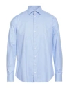 Giorgio Armani Man Shirt Sky Blue Size 17 ½ Cotton In Blue