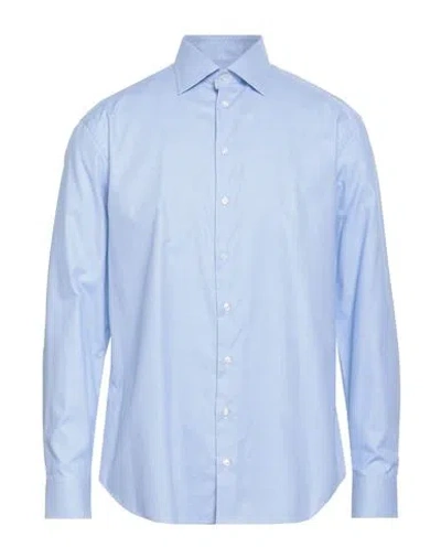 Giorgio Armani Man Shirt Sky Blue Size 17 ½ Cotton