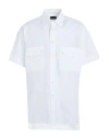 Giorgio Armani Man Shirt White Size 17 Cotton In White