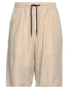 Giorgio Armani Man Shorts & Bermuda Shorts Beige Size 38 Hemp