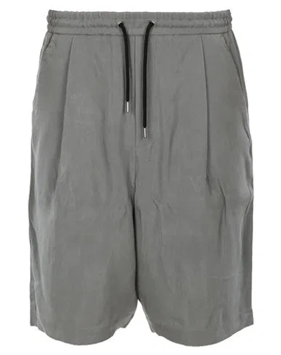 Giorgio Armani Man Shorts & Bermuda Shorts Grey Size 36 Cupro