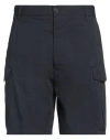 Giorgio Armani Man Shorts & Bermuda Shorts Midnight Blue Size 40 Cotton, Polyamide