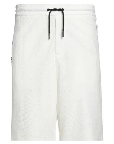 Giorgio Armani Man Shorts & Bermuda Shorts White Size 42 Polyamide, Elastane