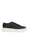 Giorgio Armani Man Sneakers Black Size 9 Cow Leather