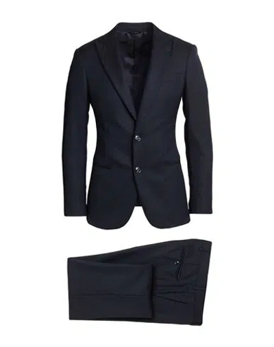 Giorgio Armani Man Suit Navy Size 36 Virgin Wool In Blue