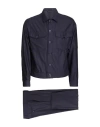 Giorgio Armani Man Suit Navy Blue Size 46 Virgin Wool In Navy Blue