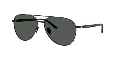 Giorgio Armani Man Sunglass Ar6162 In Dark Grey