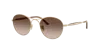 Giorgio Armani Round-frame Sunglasses In Gold