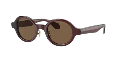 Giorgio Armani Man Sunglasses Ar8205 In Dark Brown
