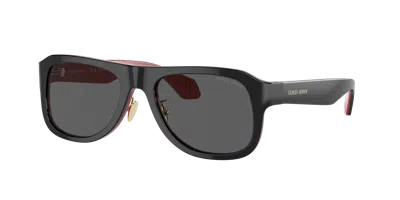 Giorgio Armani Man Sunglass Ar8209 In Dark Grey