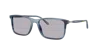 Giorgio Armani Rectangle Frame Sunglasses In Photo Grey