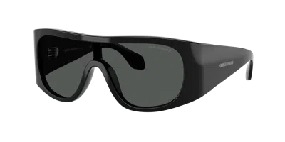 Giorgio Armani Man Sunglass Ar8222u In Dark Grey