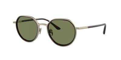 Giorgio Armani Man Sunglasses Ar6144 In Green
