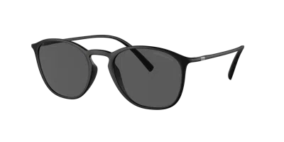 Giorgio Armani Logo Sunglasses In Black