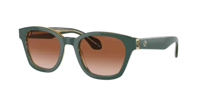 Giorgio Armani Man Sunglass Ar8207 In Gradient Brown