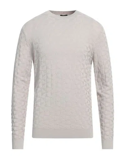 Giorgio Armani Man Sweater Beige Size 46 Cotton, Cashmere, Silk, Polyamide, Elastane