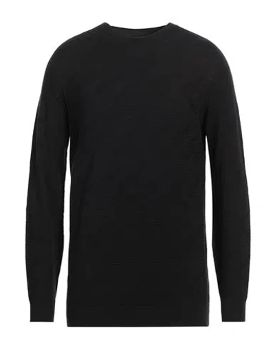 Giorgio Armani Man Sweater Black Size 46 Cotton, Cashmere, Silk