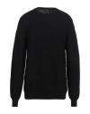 Giorgio Armani Man Sweater Black Size 50 Virgin Wool, Cashmere