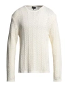 Giorgio Armani Man Sweater Cream Size 46 Cotton, Silk In White