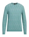 Giorgio Armani Man Sweater Emerald Green Size 46 Cotton